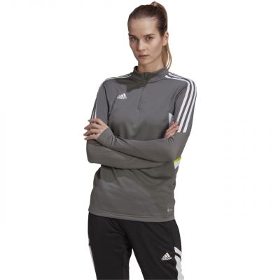 4. Women's adidas Condivo 22 Training sweatshirt gray HD2308