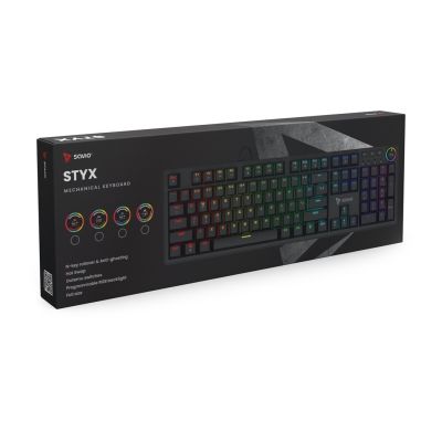 10. SAVIO MECHANICAL KEYBOARD STYX OUTEMU BROWN HOT SWAP RGB