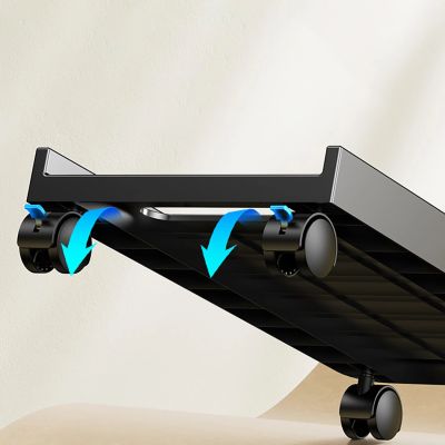 2. Orico CPB2 Computer Stand with Wheels - Black