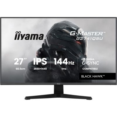 IIYAMA LED IPS MONITOR 27" G2741QSU-B1 Black Hawk 144Hz
