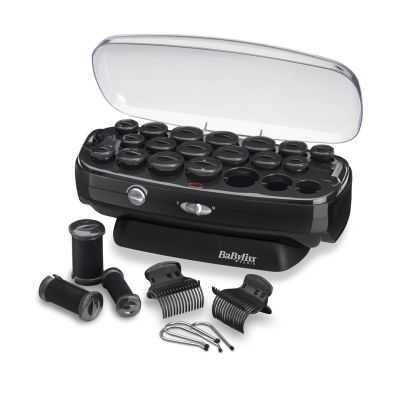 BaByliss Thermo Ceramic Rollers Hair Styling Set Black, Stainless Steel 50W 2m