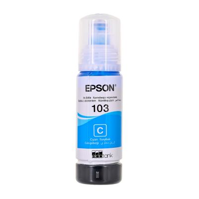 4. Epson C13T00S24A ink (original 103; 65 ml; blue)