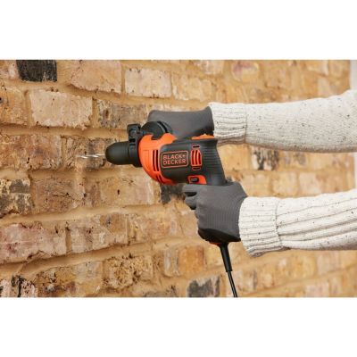 4. Black & Decker BEH710-QS Drill, 2800 RPM, Black, Orange