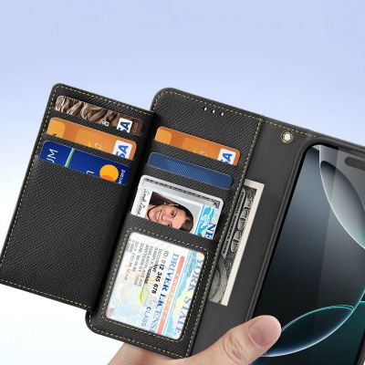 7. Dux Ducis Lawa Leather Case for iPhone 16 Pro Max - Black