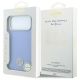 8. Guess Grained Round Strass Logo MagSafe Case for iPhone 18 Pro / 17 Pro - Blue