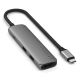 4. Satechi 4-in-1 USB-C Slim Multiport Adapter 4K (Space Gray)