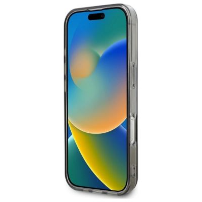 5. Mercedes Silver Ring MagSafe iPhone 16 Pro Case - Black