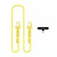 Tech-Protect C5SD Rope CrossBody Phone Lanyard - Yellow