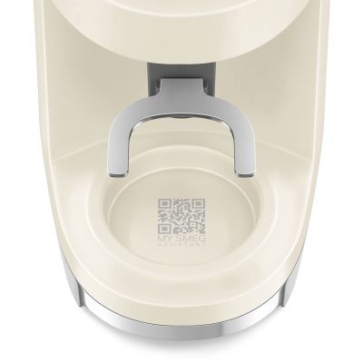 21. Smeg CGF03CREU Coffee Grinder 150W Cream