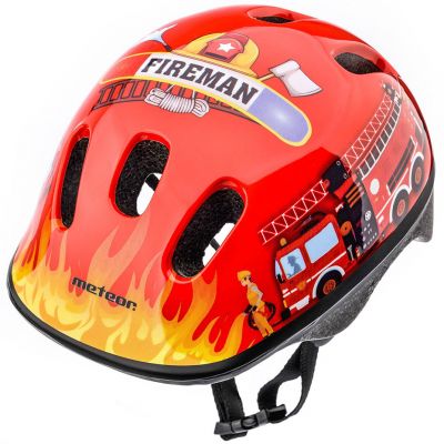 4. Meteor KS06 Firetracker Bike Helmet size XS 44-48 cm Jr 24836