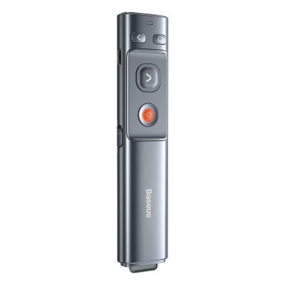 4. Baseus Orange Dot Wireless Presentation Laser Pointer - Gray (with battery)