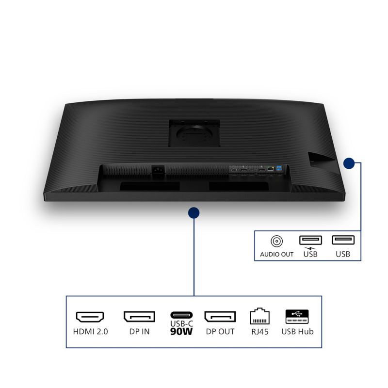64. Philips monitor 80.0cm (31.5") 32B2U3601 16:09 HDMI+DP+USB-C