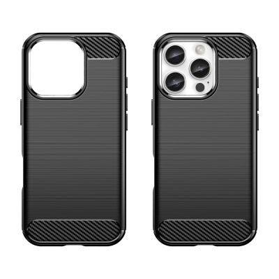 2. Carbon Case for iPhone 16 Pro - Black