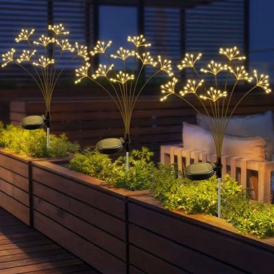 8. SOLAR LAMP DANDELION TREE FIREWORKS 72CM 60 LED