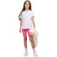 5. Girls' shorts 4F CAS F028 dark pink 4FJWSS26TSTIF028 53S