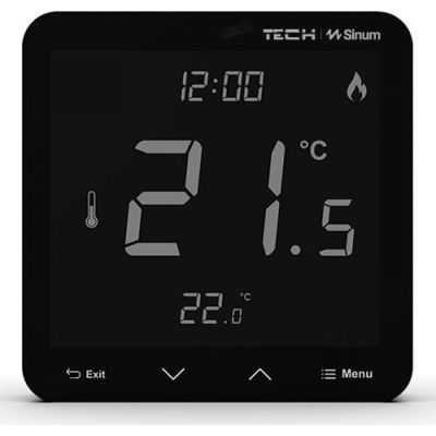 Wired room temperature controller black R-S3