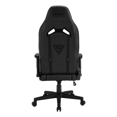 7. SENSE7 Vanguard Gaming Chair Upholstered Seat Black