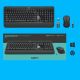 42. Logitech MK540 920-008685 membrane keyboard + mouse set (USB; black; optical; 1000 DPI)