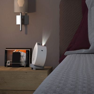 16. Benq GV50 Projector | Full HD (1920x1080) | 500 ANSI Lumens | White/Gray | Wi-Fi