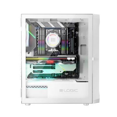 11. LOGIC CASE PORTOS ARGB MIDI USB 3.0 WHITE