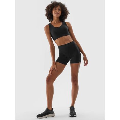 3. Women's short training leggings 4F 4FWAW24TFSTF010-20S