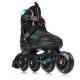 21. Meteor Roller Skates L 38-43 Buzzy Black/Pink/Mint
