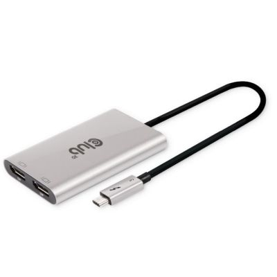 4. CLUB3D CSV-1586 Thunderbolt 3 Hubs and Concentrators 40000 Mbit/s Silver