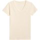 2. Women's T-shirt 4F F2969 cream 4FWAW25TTSHF2969 12S
