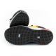 9. Leomil children's sports shoes Pokemon sneakers lightweight with velcro LED black