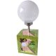 18. SOLAR LAMP MILKY GLOBE 20x53.5CM