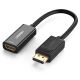 Ugreen MM137 40363 DisplayPort (Male) to HDMI (Female) 4K/1080p Adapter - Black