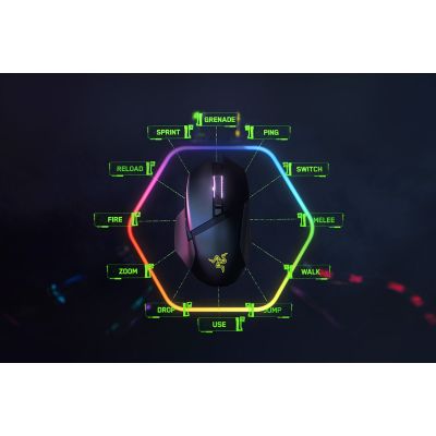 8. Razer Basilisk V3 Pro Mouse Right Side RF Wireless + Bluetooth + USB Type-C Optical 30000 DPI