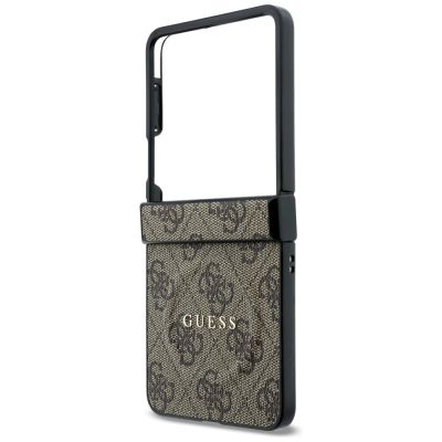 5. Guess 4G Classic MagSafe Case for Samsung Galaxy Z Flip 8 - Brown