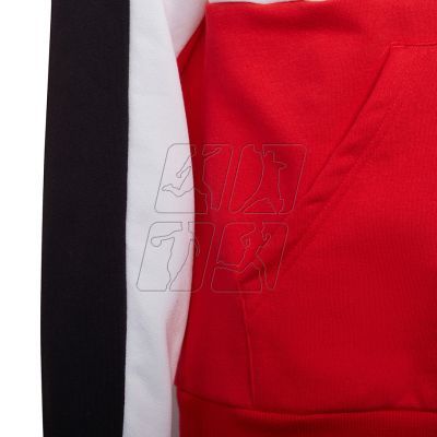 5. Adidas Colorblock Fleece Hoodie Jr HC5657 sweatshirt