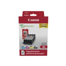 Canon 2052C006 - XL Ink Set - Cyan, Magenta, Yellow - 8.3 ml each - 4 pieces - Photo Promotional Pack