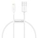 Baseus Superior USB - Lightning cable 2.4A 0.25 m White (CALYS-02)