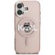 3. Karl Lagerfeld IML Choupette Sketch Logo MagSafe iPhone 16 Case - Pink