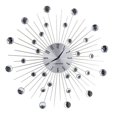 3. Esperanza Boston EHC002 wall clock (silver)