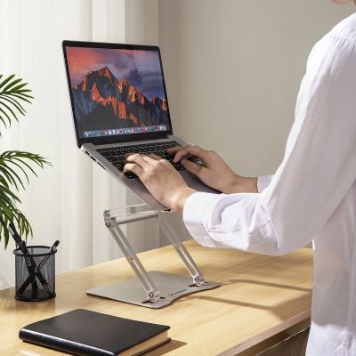 18. Wozinsky WRS-CPY75DSS Aluminum Laptop and Tablet Stand + Free Smartphone Stand - Silver