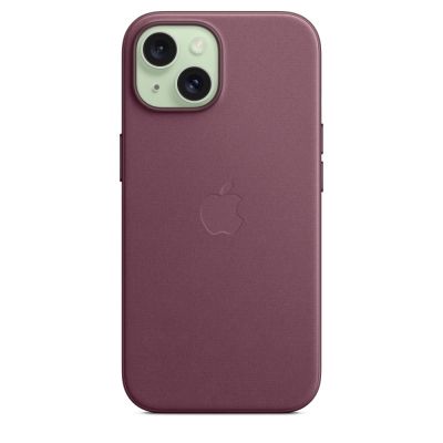 5. Case with MagSafe Apple iPhone 15 Feingewebe Case Mullberry