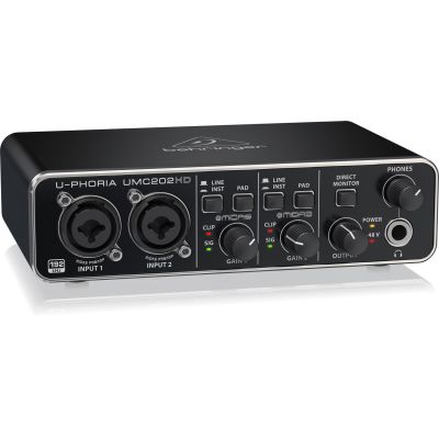 8. Behringer UMC202HD - USB audio interface