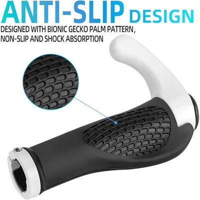 2. Rockbros BT1007W Bicycle Holder Set with Horns - White