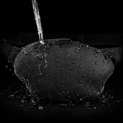 8. Wozinsky WSB-W1 unisex shoulder bag with adjustable strap, waterproof - black