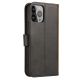 4. Wallet Case with Stand for iPhone 15 Pro Magnet Case - Black