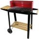 4. GARDEN GRILL CART 85x42x83CM RED