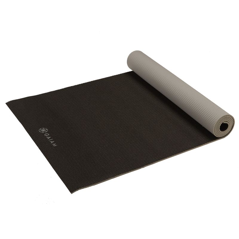 4. GAIAM Granite Storm Double-Sided Yoga Mat 6 MM 61329