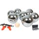 15. 8-PIECE PETANQUE BALLS - BOULE PETANQUE ALUMINUM SUITCASE ENERO