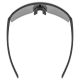 4. Uvex ramp Multisports Glasses Unisex Half-Rim Black