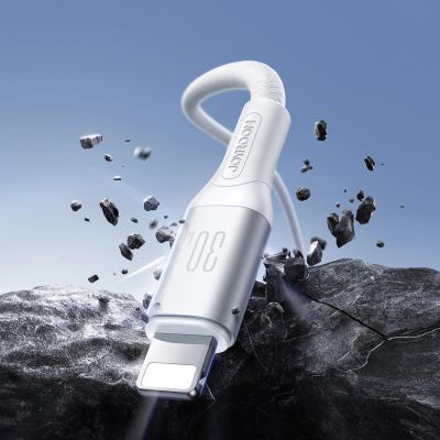 4. Joyroom S-A28 Flash Series 30W USB-C to Lightning cable 1m - white