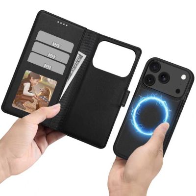 3. Tech-Protect Wallet MagSafe Case for iPhone 17 Pro Max - Matte Black